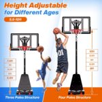 AWII SPORT Basketball Hoop Outdoor 40&44&48 Inch Impact Backboard - Image 4