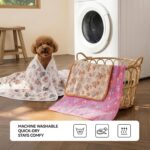 LINENLUX 1 Pack 3 Blankets Super Soft Fluffy Premium Fleece Dog Blankets - Image 4