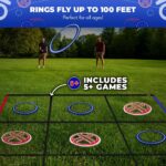 Swooc Games® - Fling Tac Toe™ (9ft x 9ft) Giant Tic Tac Toe Game Outdoor - Image 2