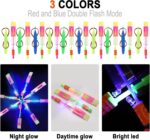lpvoqpth 25 Sets LED Flying Set, 25 Slingshot+25 Glow Helicopter-50 Pcs - Image 2