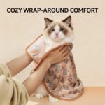 LINENLUX 1 Pack 3 Blankets Super Soft Fluffy Premium Fleece Dog Blankets - Image 3
