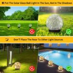JKIMK Solar Globe Lights Outdoor Waterproof-Solar Balls for Garden | - Image 4