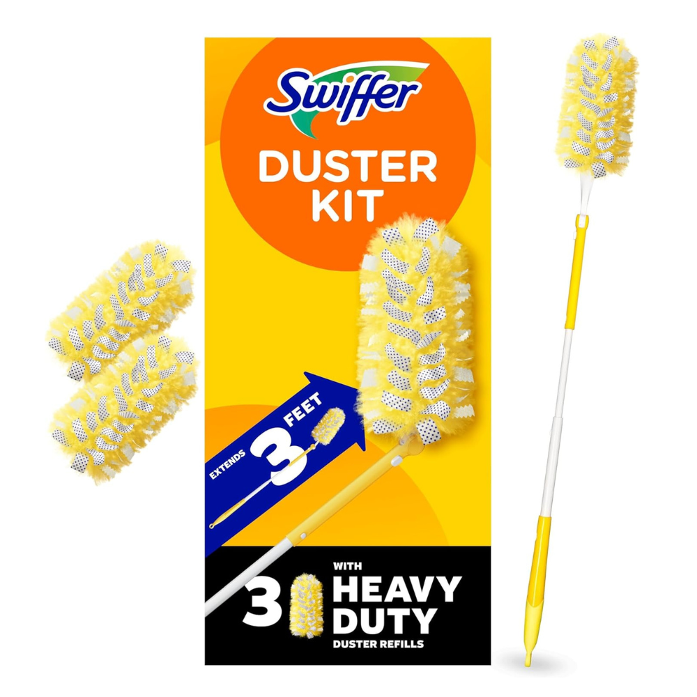 Untitled design - 2026-07-25T071650.531 Swiffer Duster Kit with 3 ft Extendable Handle - Image 1