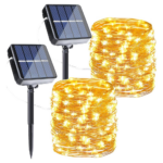 Joomer Solar Fairy Lights, 2-Pack Total 80FT 240LED Lights