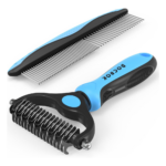 Docrok Pet Grooming Combo - Blue Deshedding Brush