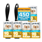 Lint Rollers for Pet Hair, White, Sticky Remover for Couch