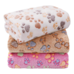 LINENLUX 1 Pack 3 Blankets Super Soft Fluffy Premium Fleece Dog Blankets