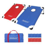 Portable Cornhole Set PVC Framed Corn Holes Outdoor Game Set