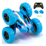Threeking Remote Control Flip Stunt Car Double Sided Driving Crawler Toys